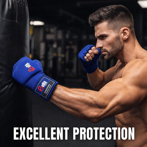 Bella Sports Gel Padded Inner Glove Wraps - Quick Wrap Protection for Boxing & MMA