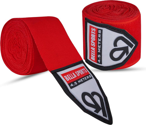 Bella Sports Professional Hand Wraps - Elastic Wrist Support for MMA & Boxing