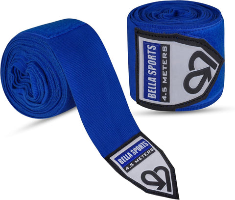 Bella Sports Professional Hand Wraps - Elastic Wrist Support for MMA & Boxing