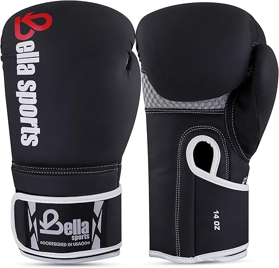Sports Boxing Gloves for Men Women Synthetic Leather Punching Bag Gloves Training Gloves for Kickboxing MMA Muay Thai Sparring Heavy Bag Workout Fighting Gloves