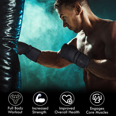 BELLA Sports Boxing Gloves for Men Women Synthetic Leather Punching Bag Gloves Training Gloves for Kickboxing MMA Muay Thai Sparring Heavy Bag Workout Fighting Gloves