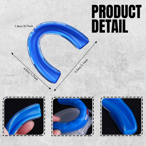 Bella Sports Mouth Guard for Boxing, MMA, Football & Martial Arts  Shock Absorbing Sports Mouthguard for Teeth Protection – Comfortable Breathable Athletic Gum Shield for Adults & Youth