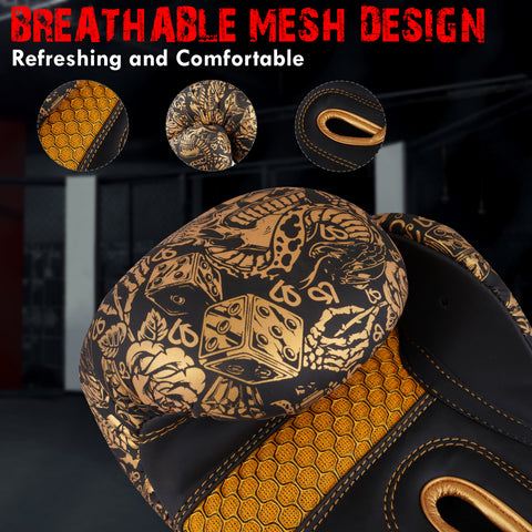 BELLA Sports Boxing Gloves Pro Training Sparring, Synthetic Leather, Muay Thai MMA Kickboxing, Men Women Adult, Heavy Punching Bag Workout Fighting Gloves, Ventilated Palm, Multi Layered Gloves