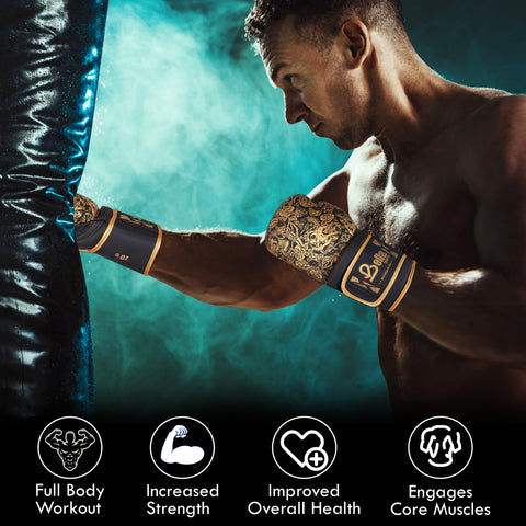BELLA Sports Boxing Gloves Pro Training Sparring, Synthetic Leather, Muay Thai MMA Kickboxing, Men Women Adult, Heavy Punching Bag Workout Fighting Gloves, Ventilated Palm, Multi Layered Gloves