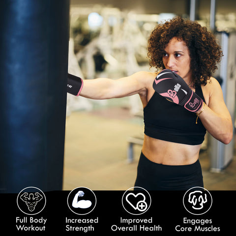 BELLA Sports Boxing Gloves for Men Women Synthetic Leather Punching Bag Gloves Training Gloves for Kickboxing MMA Muay Thai Sparring Heavy Bag Workout Fighting Gloves